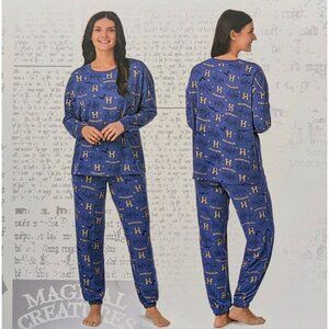 Harry Potter Women's Hogwarts 2-Piece Lounge Set Pajamas Size XL Pockets Sleep